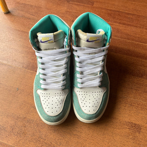 aj1 蒂芙尼绿麂皮 aj1 turbo green 现在穿