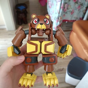 正版灵动创想  快乐酷宝1 玩具 熊王哥顿