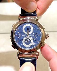 百达翡丽pp6300g蓝面超级复杂功能终极表王全新未使用现货