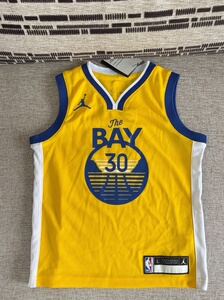 nike耐克金州勇士队nba jersey幼童库里球衣透气网