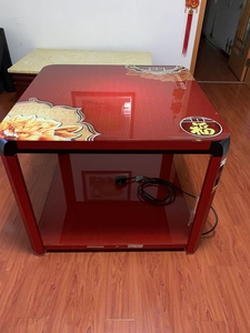 暖洋洋电烤火桌子家用电暖桌取暖桌取暖器家用正方形电热烤炉桌子