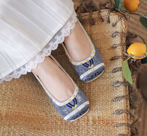 收徐行记方头履36.5或者37码