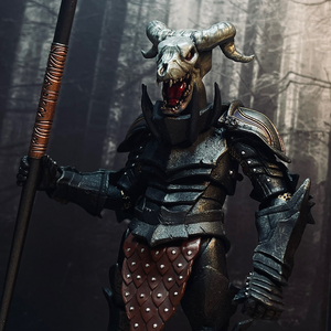 1/12 羊角恶魔 恶灵 山羊怪 四骑士 头雕 白模