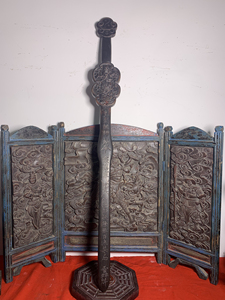 真武大帝祖师剑 道教法器 玄天上帝剑 雷击枣木剑