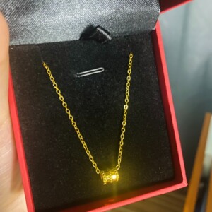 老凤祥黄金转运珠项链