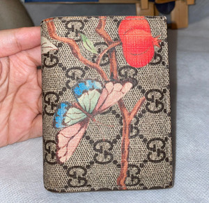 gucci天竺葵钱包