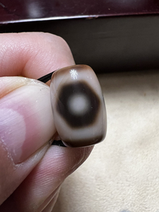 三眼福禄寿天珠,台湾工艺新天珠,最高级别新天珠,无风化纹,料