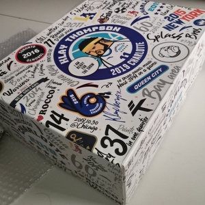 安踏kt4全明星魔术贴 贴纸鞋盒验证证书都在