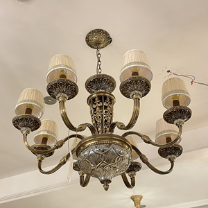 诺克照明 奢华美式欧式灯具 八头全铜吊灯 特价
