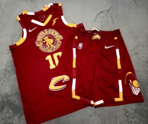 nba 克利夫兰骑士队21-22赛季耐克城市版球裤