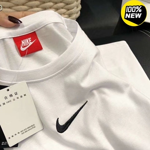 nike/耐克t恤男夏季休闲短袖刺绣小标运动上衣. 尺码m