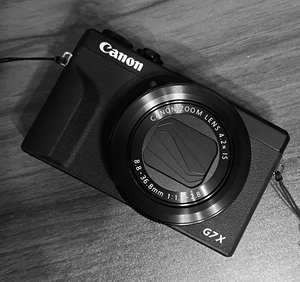 佳能g7x3黑色22年4月京东购相机美颜自拍神器volg卡片