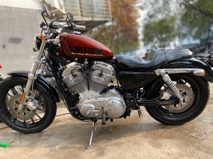 06末代 哈雷883 正宗马蹄音 糖果漆油箱 6800公里