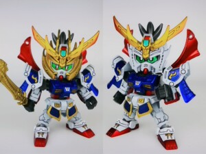 sd高达三国传龙装刘备汉高祖刘邦改造重涂