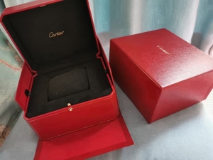 卡地亚手表包装盒 新款蓝气球盒子 坦克 男女通用 侧面有钢印