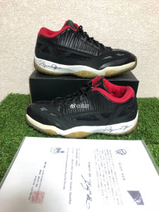 air jordan 11 low 乔丹 签名 亲签