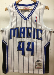 白巧克力贾森威廉姆斯魔术44号白色网眼刺绣球衣#篮球服