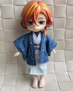 ob11娃衣  文豪野犬 中原中也 浴衣 羽织套