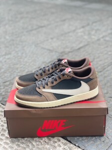 耐克 纯原aj1倒钩深棕色 aj1闪电ts联名倒勾 低帮_阿里巴巴找货神器