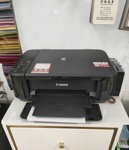 000人付款淘宝二手自动双面佳能mg3680无线彩色打印机打印复印一体机