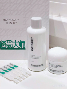 evachina007淘宝润百颜玻尿酸水光精华水乳套装120ml