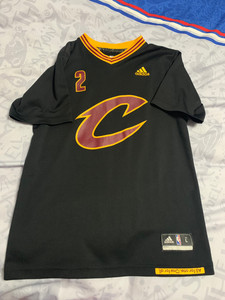 美版nba克利夫兰骑士队 欧文揭幕战sw球衣青年版 正品l码
