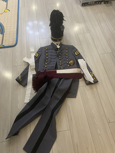西点军校 女学员 usma 大礼服 大全套 帽子衣服 腰带