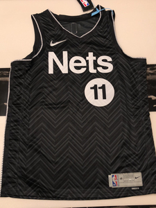 nba耐克布鲁克林篮网队奖励版sw球衣 48l码 欧文 保证_阿里巴巴找货