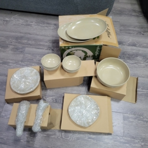 专利稻壳环保餐具小套装,小两口套装,三口之家餐具套装,可降解