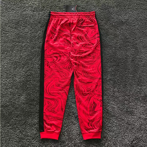 李宁公牛红满印李宁运动裤