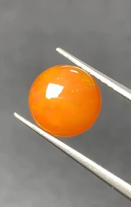 橙欧泊裸石,好价17615,质地细腻,油润光感,非常好驾驭的色