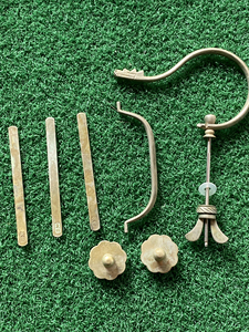 绣眼广式虾笼波笼配件 一套古龙头白铜钩,天祥款 适应