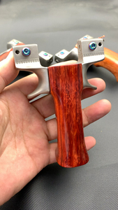 全新移动撑头大象无极不锈钢快压免绑扁皮筋弹弓