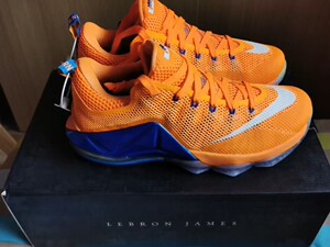 詹姆斯12low低帮尼克斯篮球鞋43码,前zoom后max的