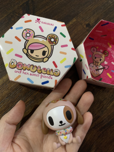 tokidoki淘奇多奇 甜甜圈盲盒家族,卡通手办公仔摆件礼