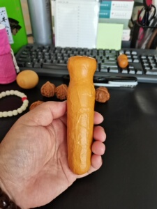 纸模竹蛉小棒子葫芦,长145mm,肚33mm,器型难得,出叫