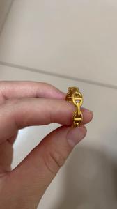 猪鼻子黄金戒指,1.7克,非全新,425一克,爽快包普快,1