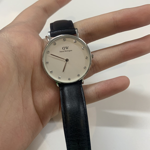 dw手表女 34mm皮带镶钻满天星女表简约石英表