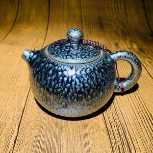 连宏达百花壶建阳建盏鹧鸪斑壶