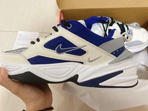 全新耐克m2k蓝白老爹鞋m2k tekno蓝白38码