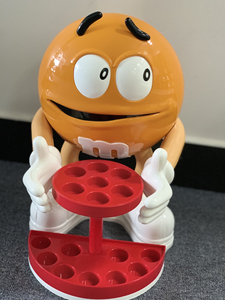 m豆公仔,m&ms豆人台上架摆台卡通巧克力公仔