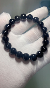 雷公墨陨石手串