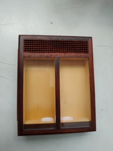 曹自康小叶紫檀黄蛉虫盒,非顾祥达清心斋