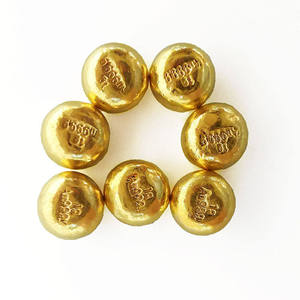 佐禧佑福黄金小金豆子纯金9999足金1g金疙瘩收藏