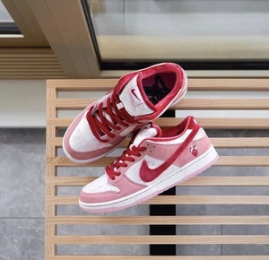 耐克nike sb dunk 情人节限定粉红色男款女款情侣款