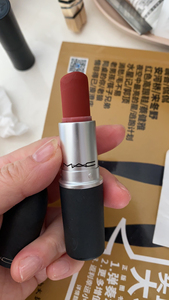 mac魅可柔雾小辣椒316丝绒哑光口红正品