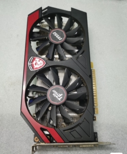 微星红龙750ti 2g,无需6p供电.