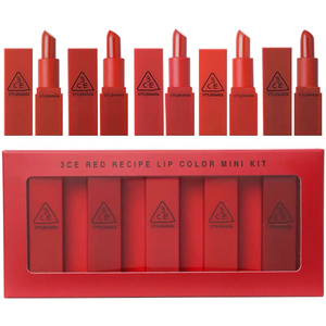 3ce口红套装红色系