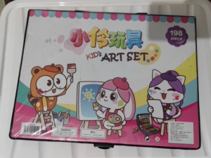 小伶玩具美术学生伶可家族女孩儿童水彩色绘画画笔套装工文具用品0人