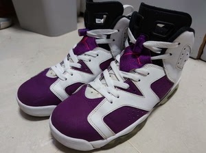 aj6 紫葡萄 40码 正品 没鞋盒 鞋垫也刷烂了还在 成色